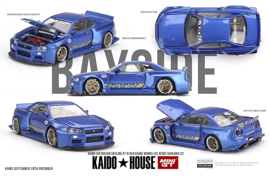 Nissan Skyline GT-R R34 Kaido Works V2 Aero SHINJUKU V2 #158