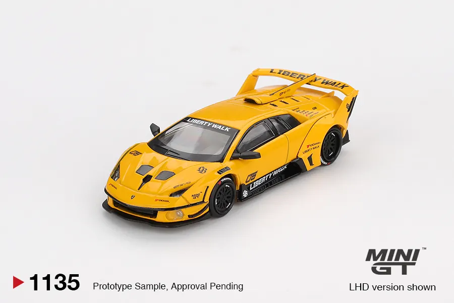 Lamborghini LB-Silhouette WORKS MURCIELAGO GT Evo Yellow #1135